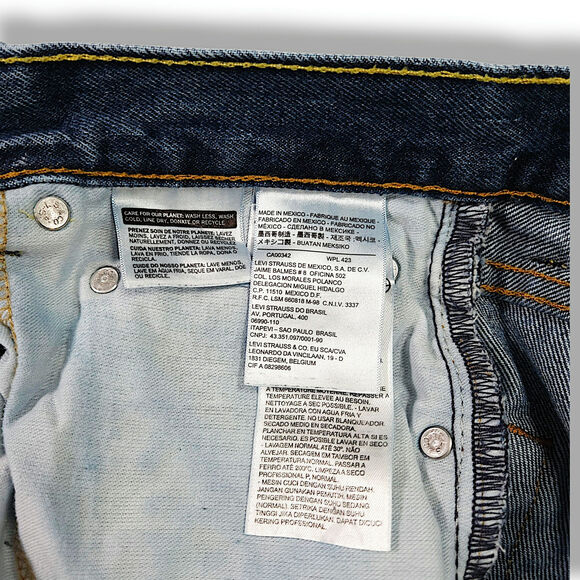 Levi’s 550 Relaxed Fit Taper Jeans W36 L30 Medium Stonewash Loose Baggy Y2K VTG - Picture 6 of 11